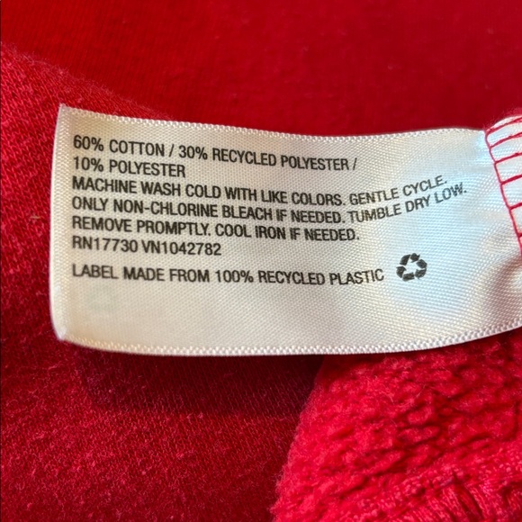 Wild fable red long hoodie sweatshirt XS - Picture 9 of 10